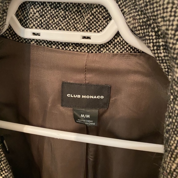 Black & White Club Monaco coat - Picture 3 of 4